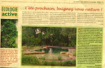 La gazette des jardins - Novembre 2008